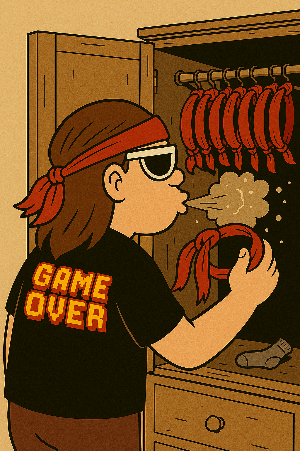 dusting off the headband
